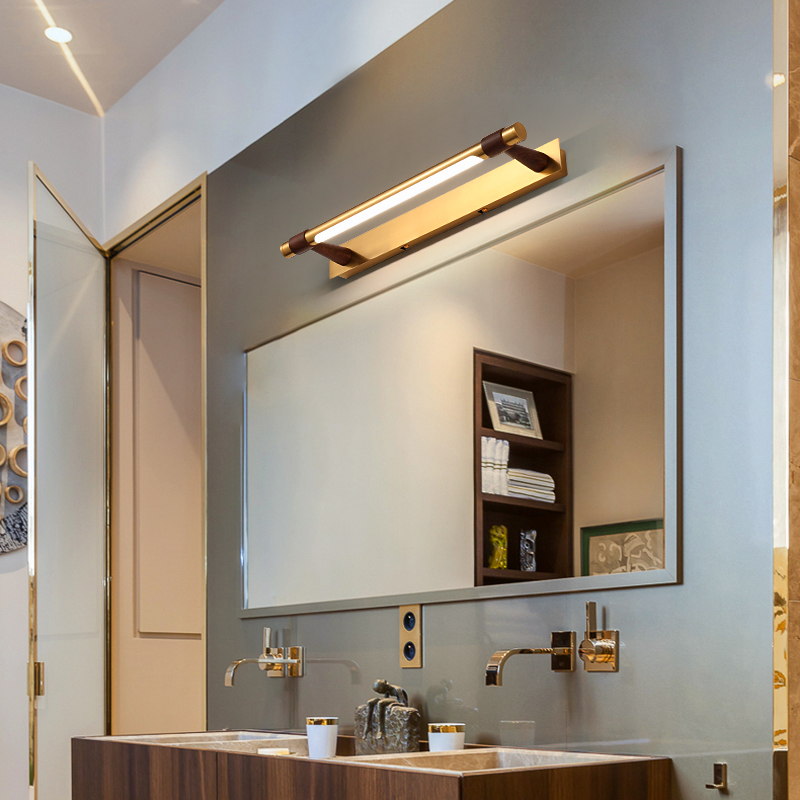 YEBMLP Modern Copper Mirror Li - Dressing Table Vanity With Lighted Mirror recension och pris