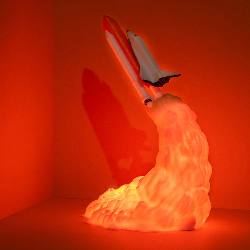 USB Rechargeable Space Shuttle - Floating Nightstand With Led Light recension och pris